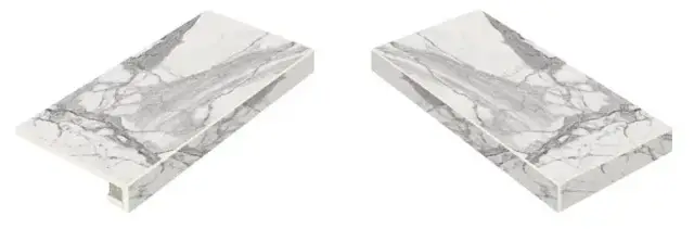 Ступени 620070000629 Charme Evo Statuario Scalino Angolare Destro 33х60