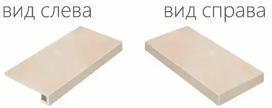 Ступени 620070000631 Charme Evo Onyx Scalino Angolare Destro 33x60