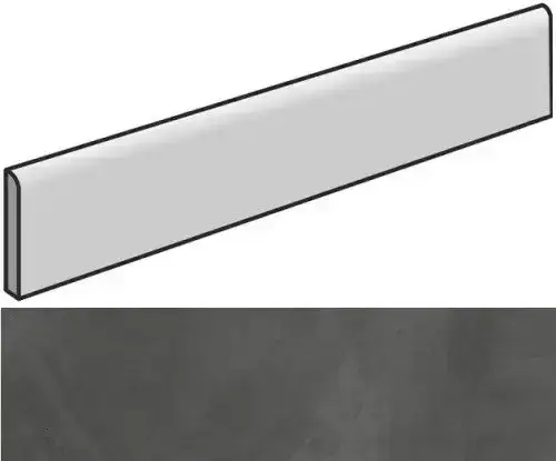 Керамогранит 610130005308 Continuum Petrol Battiscopa 7.2x60