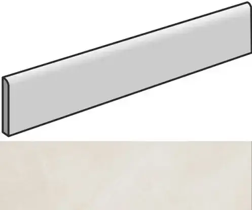 Керамогранит 610130005304 Continuum Polar Battiscopa 7.2x60