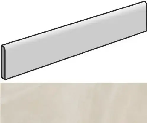 Керамогранит 610130005310 Continuum Pure Battiscopa 7.2x80