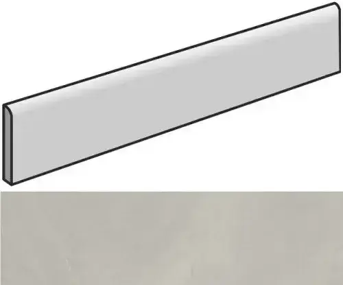 Керамогранит 610130005311 Continuum Silver Battiscopa 7.2x80