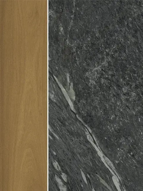 Керамогранит 610110000620 Skyfall Неро Блок Нат и Люкс 40x53