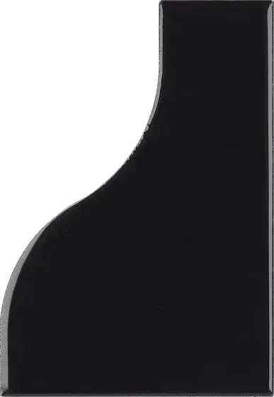 Плитка 28849 Curve Black Gloss 8,3x12