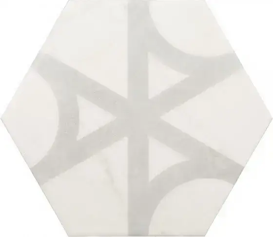 Керамогранит 23103 Carrara Hexagon Flow 17,5х20