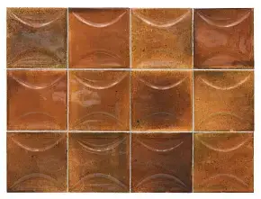 Плитка 30029 Arco Burnt Red 10х10