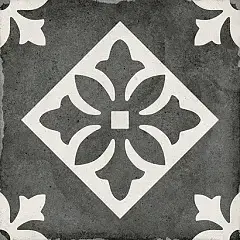 Керамогранит 24416 ART NOUVEAU PADUA BLACK 20*20
