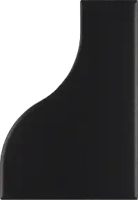 Плитка 28861 Curve Black Matt 8,3x12