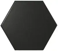 Hexagon Black Matt 21909