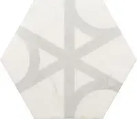 Керамогранит 23103 Carrara Hexagon Flow 17,5х20