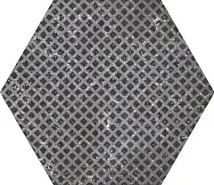 Hexagon Melange Black (6 Вариантов Паттерна) 23579