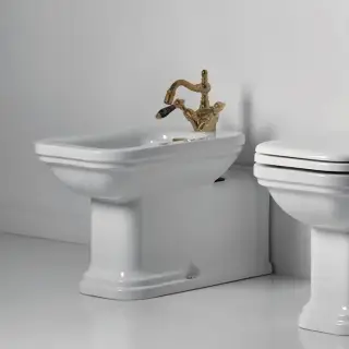 Kerasan Waldorf Биде напольное пристенное удлиненное 