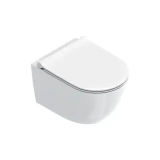 Catalano Sfera Унитаз подвесной 50х35см, безободковый, смыв Tornado, покрытие Cataglaze+, цвет: белый глянцевый