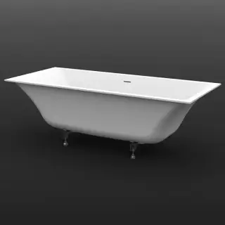 Knief Shape Ванна 180x80x60cм., встраиваемая, click-clack, цвет: белый матовый