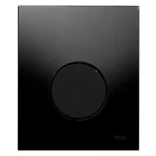 TECEloop Панель смыва для писсуара из черного стекла, цвет: черный