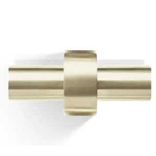 Decor Walther Century HAK2 Крючок подвесной, двойной, цвет: золото матовое