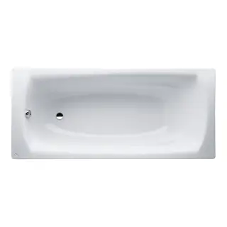 Laufen Palladium Ванна 170x75см., встраиваемая, стальная, шумоиз. покр., без отв. для ручек, антискольз. покр., цвет: белый