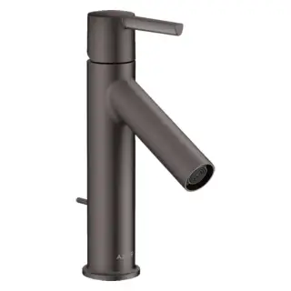 Axor Starck Смеситель для раковины 100 , на 1 отв., CoolStart, с донным клапаном, цвет: шлифованный черный хром