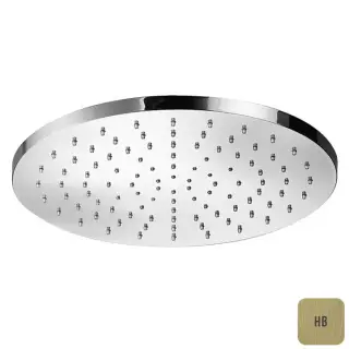 Almar Round Верхний душ круглый, 30см, латунь, цвет: High Brass Brushed PVD