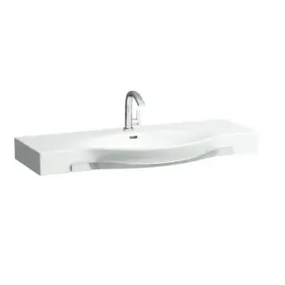 Laufen Palace Раковина консоль подвесная/накладная 120х51см, с 1 отв., c полотенцедержателем, цвет: белый