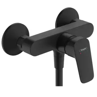 Hansgrohe Logis Смеситель для душа, настенный, цвет: черный матовый