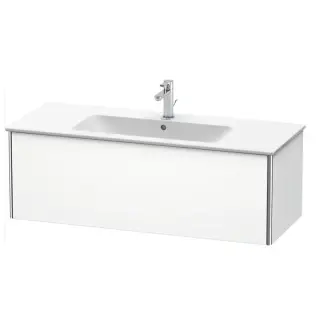 Duravit XSquare Тумба подвесная, 121х47.8х40см, с раковиной, с 1 выдв ящик, цвет: белый матовый