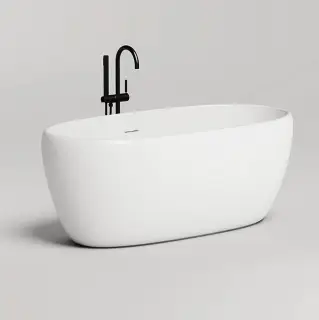 Salini Luce Ванна отдельностоящая 150х75х58cм., донный клапан 