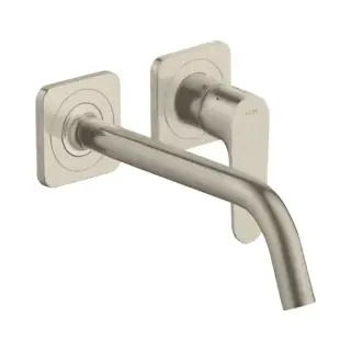 Axor Citterio M Смеситель для раковины, встраиваемый, излив: 22.7см., цвет: шлифованный никель