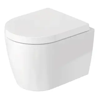 Duravit ME by Starck Унитаз подвесной укороченный Rimless 37х48см., вкл. крепление Durafix, 4,5л., 37х48см., белый