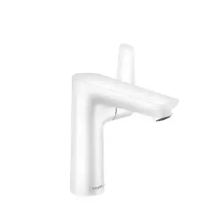 Hansgrohe Talis E Смеситель для раковины 150, на 1 отв, с донным клапаном, излив 141мм, цвет: белый матовый