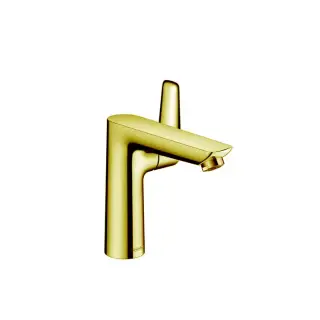 Hansgrohe Talis E Смеситель для раковины 150, на 1 отв, с донным клапаном, излив 141мм, цвет: золото