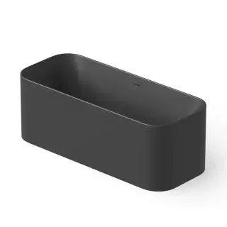 Dea Design Soul Ванна 170х70х60см., отдельностоящая, Solid Surface, цвет: Black №16