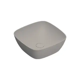 Catalano Alvea Раковина 40x40см накладная, без отв., цвет: Tortora Satinato