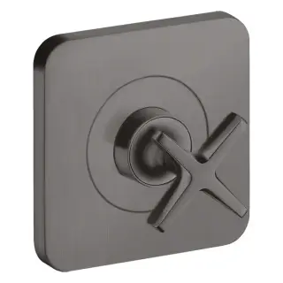 Axor Citterio E Запорный вентиль, встраиваемый, ½’ или ¾ (внешняя часть) цвет: шлифованный черный хром