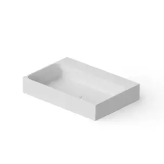 Dea Design Washbasins Раковина 60х41х10.5см., накладная, без отв., Solid Surface, цвет: White №18