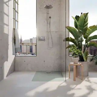 BetteUltra Space Поддон ультратонкий 100x80см, цвет: Salvia