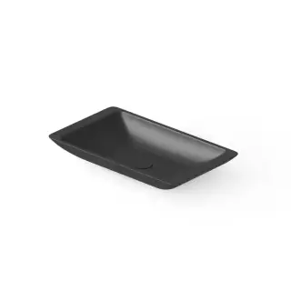 Dea Design Washbasins Раковина 60х35х9см., накладная, без отв., Solid Surface, цвет: Black №16