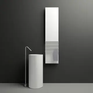 Antrax Flaps B Полотенцесушитель электрический H201xL35 см, 600 Вт, цвет: белый матовый