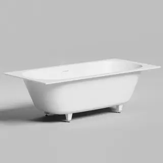 Salini Ornella Axis 190 Kit Встраиваемая ванна 190х90х60см, прямоугольная, материал: S-Sense, донный клапан 