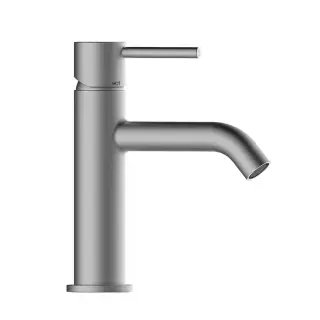Bossini Teo M Смеситель для раковины, 1 отв., с донным клапаном, цвет: никель шлифованный