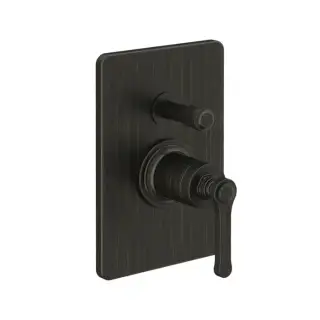 Gessi Venti20 Смеситель для душа, встраиваемый, с переключателем на 2 положения, внешняя часть, цвет: Aged Bronze