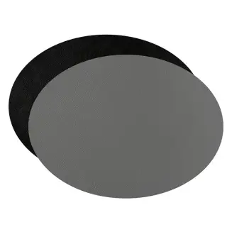 ADJ Овальный плейсмат, 47,5x35 см., цвет: серый/черный