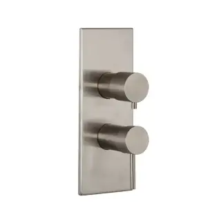 Carlo Frattini Spillo Steel Смеситель для душа встроенный, с переключателем на 2/3 источника, цвет: INOX