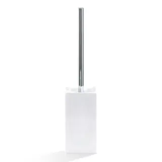 Decor Walther DW 6200 Туалетный ершик h44см, напольный, фарфор, цвет: белый / хром