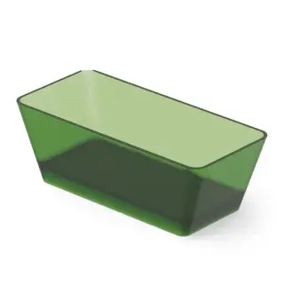 Dea Design Modern Ванна 170х78х58см., отдельностоящая, Glasstech, прозрачная смола, цвет: Emerald R3