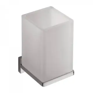 Colombo Look Стакан подвесной, цвет: хром/матовое стекло