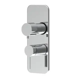 Fima Carlo Frattini Snap Смеситель для душа, встраиваемый, с переключателем на 2/3 выхода, цвет: хром