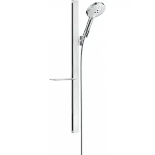 Hansgrohe Raindance Select S 120 Душевой гарнитур 91.5см., с ручным душем, цвет: хром/белый