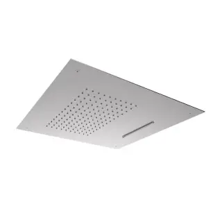 Almar Square Temptation XL Верхний душ, потолочный, 50х50см, 2 режима, цвет: Mirror Stainless Steel