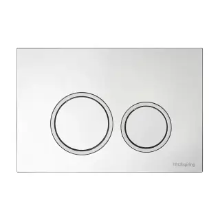 TECE Панель смыва TECESpring с круглыми кнопками, цвет: хром глянцевый